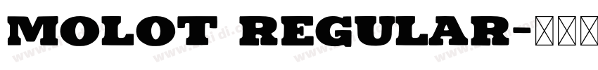 Molot Regular字体转换